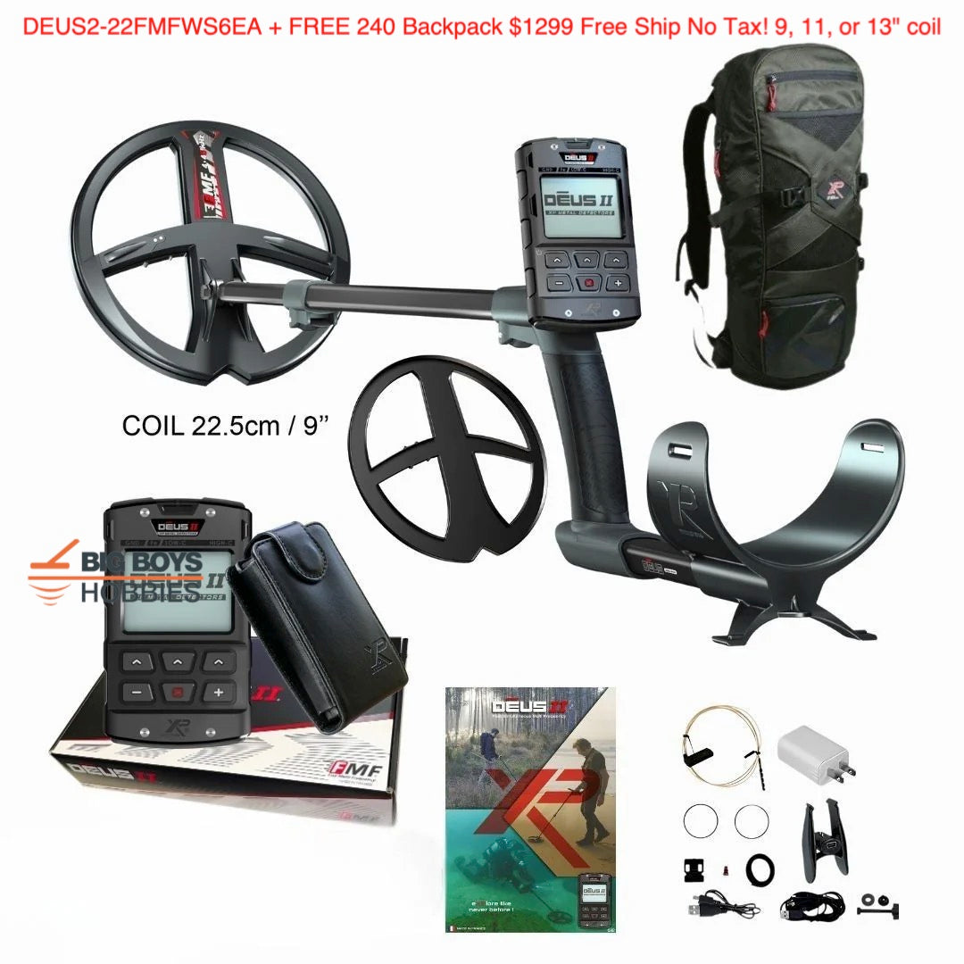 XP DEUS II -  Free Shipping no Tax.