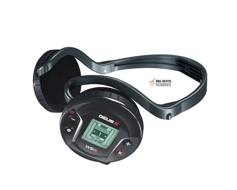 XP WS6 Wireless Headphones for Deus II Metal Detector